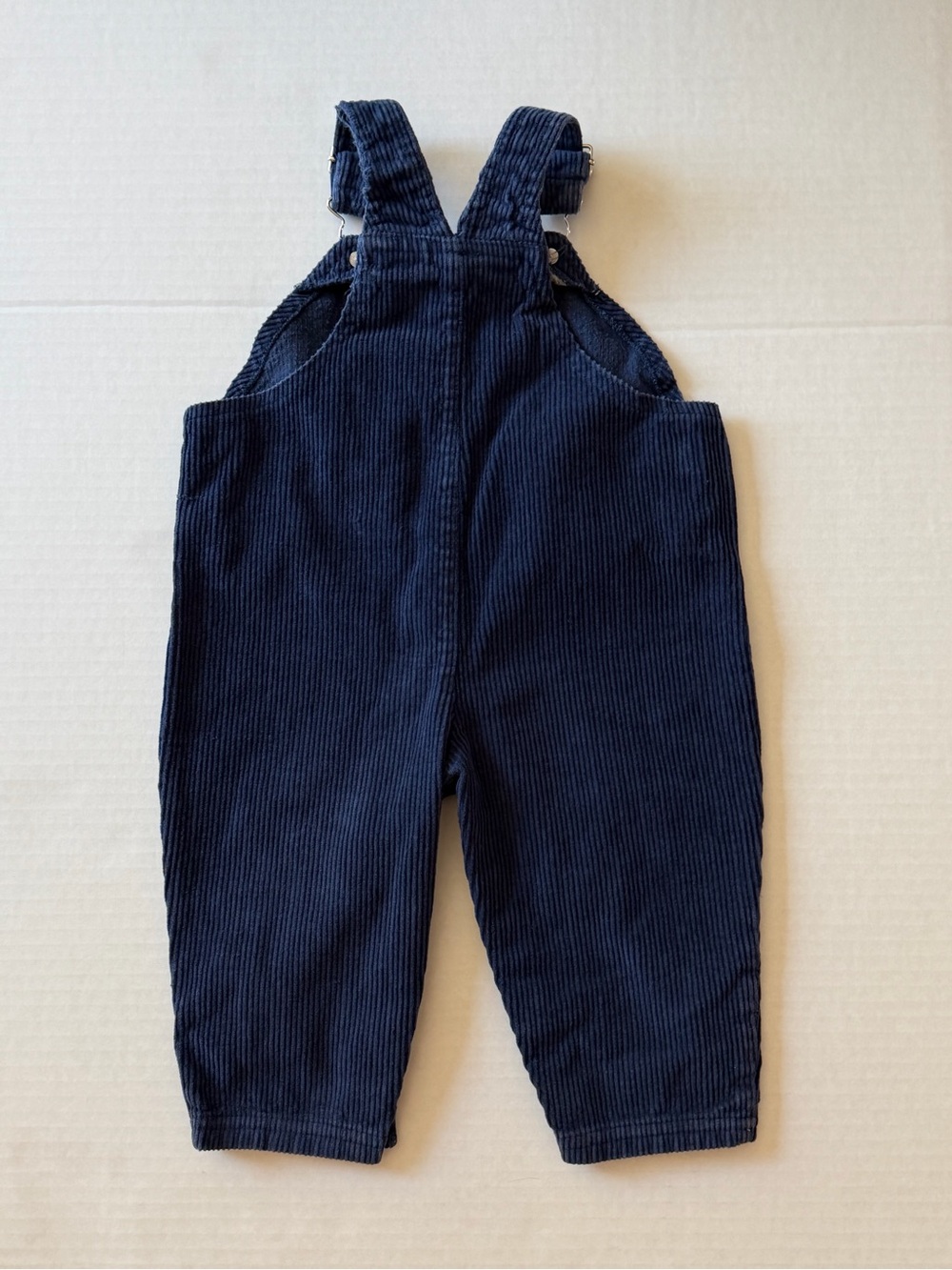 Vintage 2001 Spot Navy Corduroy Farm Overalls 12M Dog Barn - Picture 2 of 8